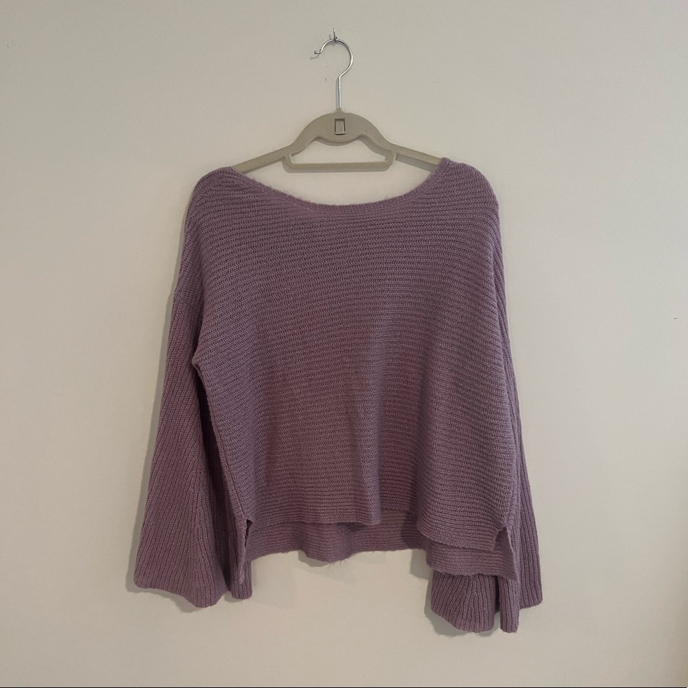 BP M off the shoulder sweater with bell sleeves